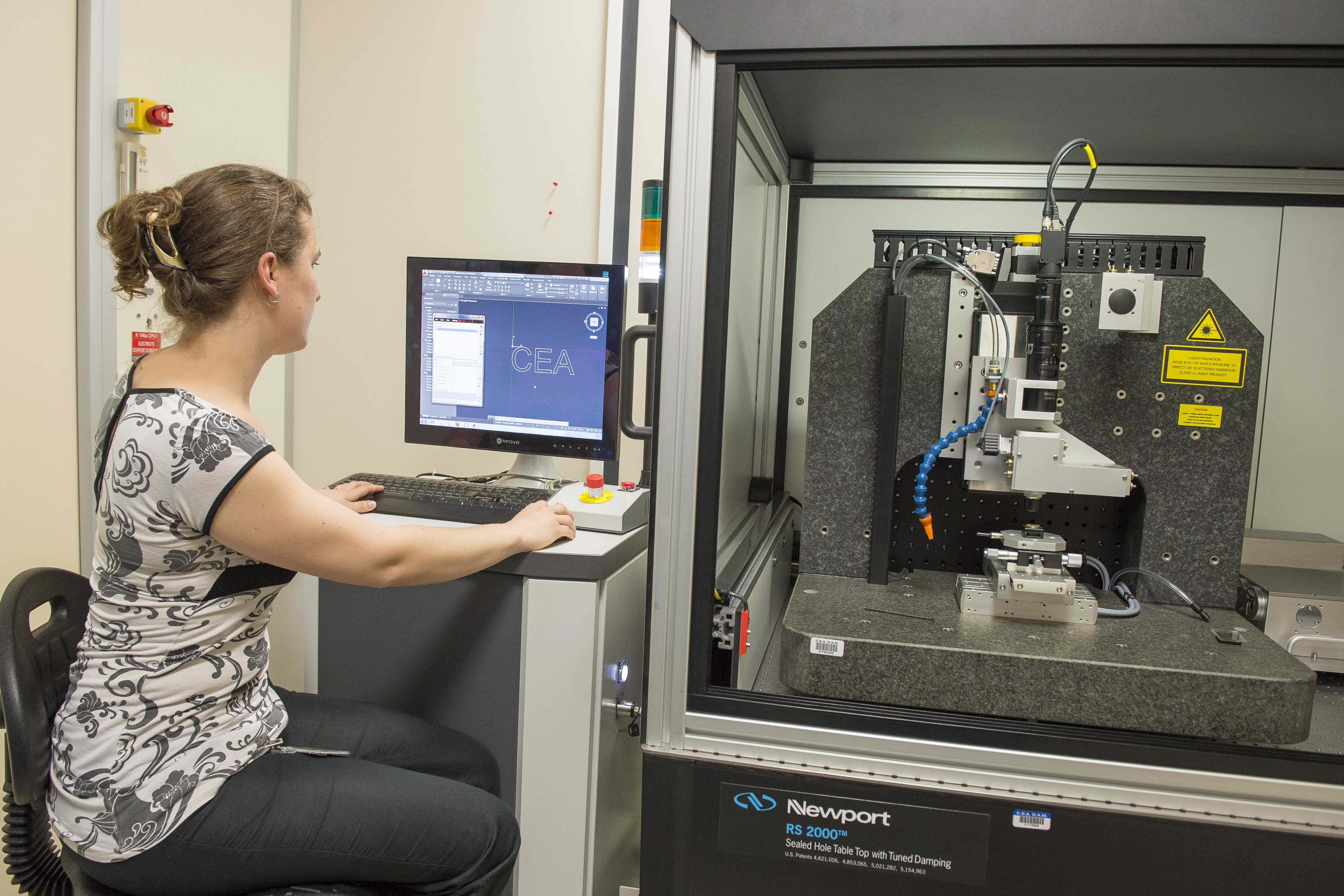 Fs-laser drilling platform to micro-machine samples